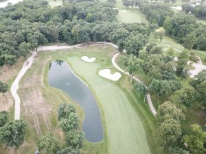 TPC Deere Run Aerial 18th Pond